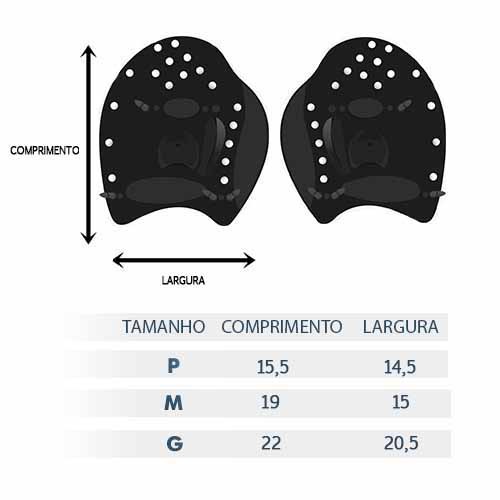 Palmar Natação Hammerhead Elite Hand Paddle Ver F