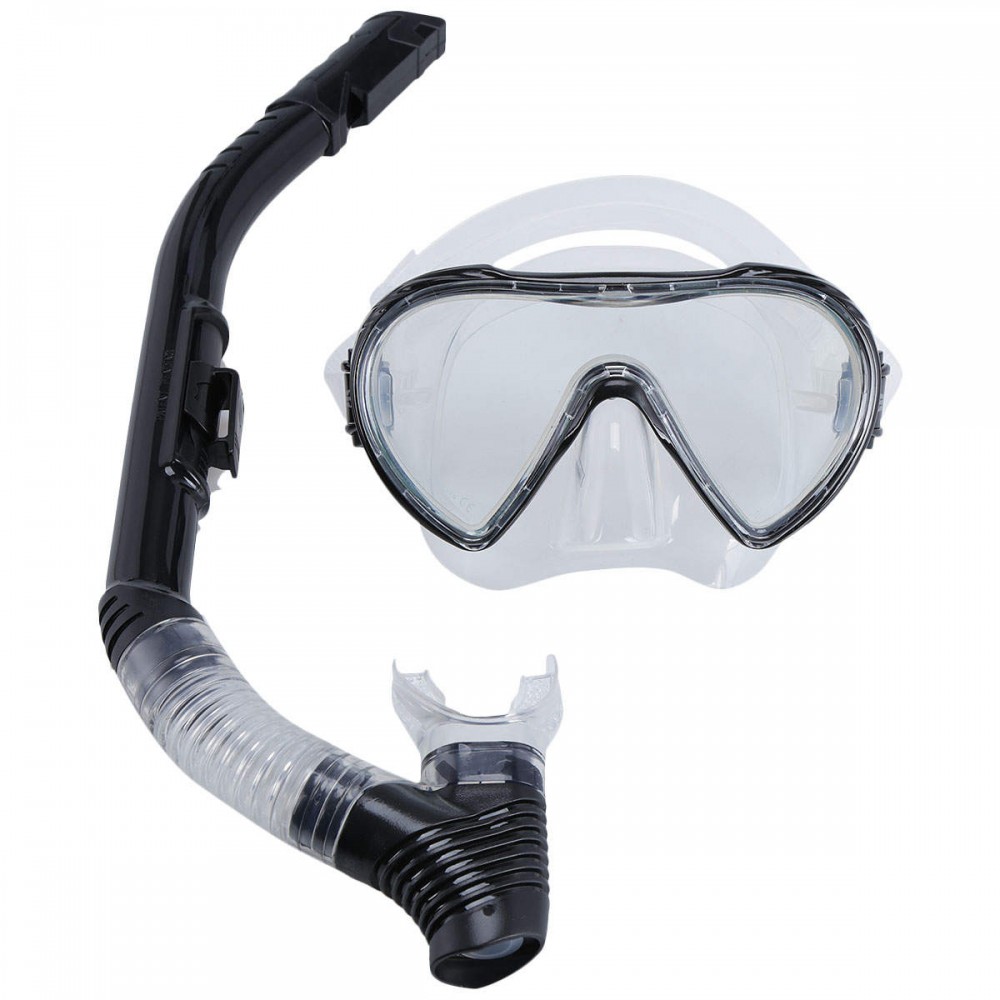 Kit Mergulho Mormaii Mascara Snorkel Preto