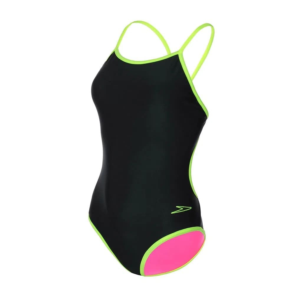 Maiô Natação Speedo Dupla Face Neon 1