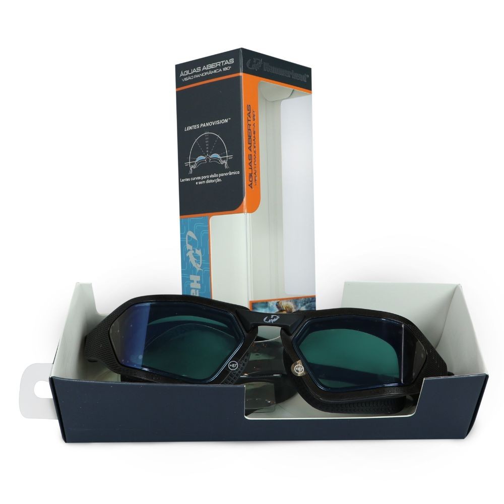 Oculos De Natacao Hammerhead Carbon Mirror Revo 1