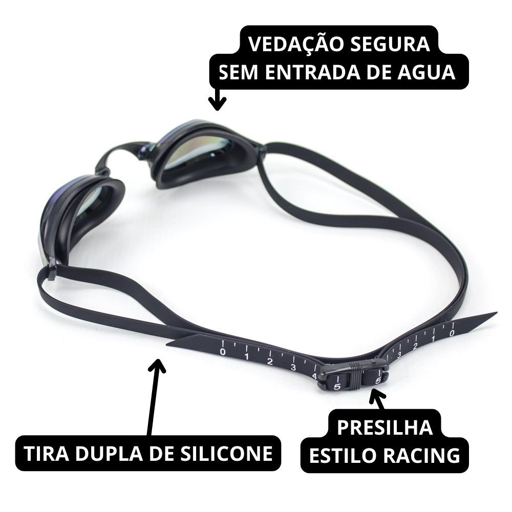 Óculos Natação Espelhado Speedo Falcon 1