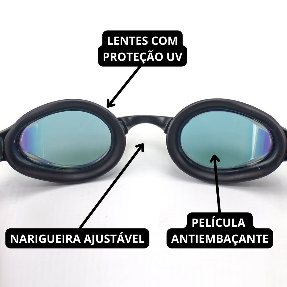 Óculos Natação Espelhado Speedo Falcon 1