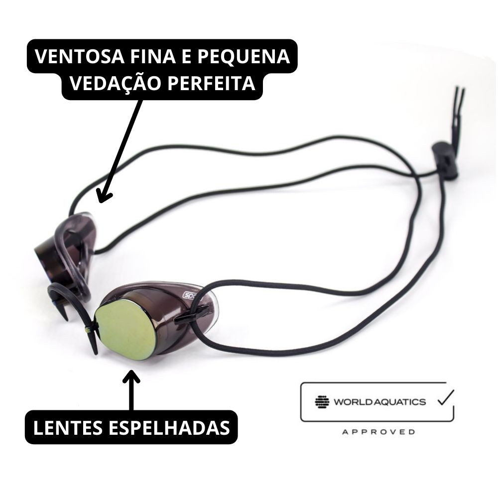 Óculos Natação Espelhado Speedo Speed Mirror Sueco 1