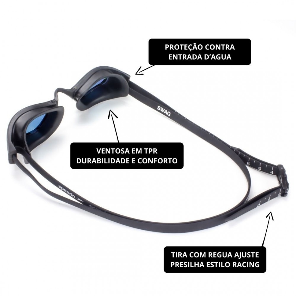 Óculos Natação Espelhado Speedo Swag 1