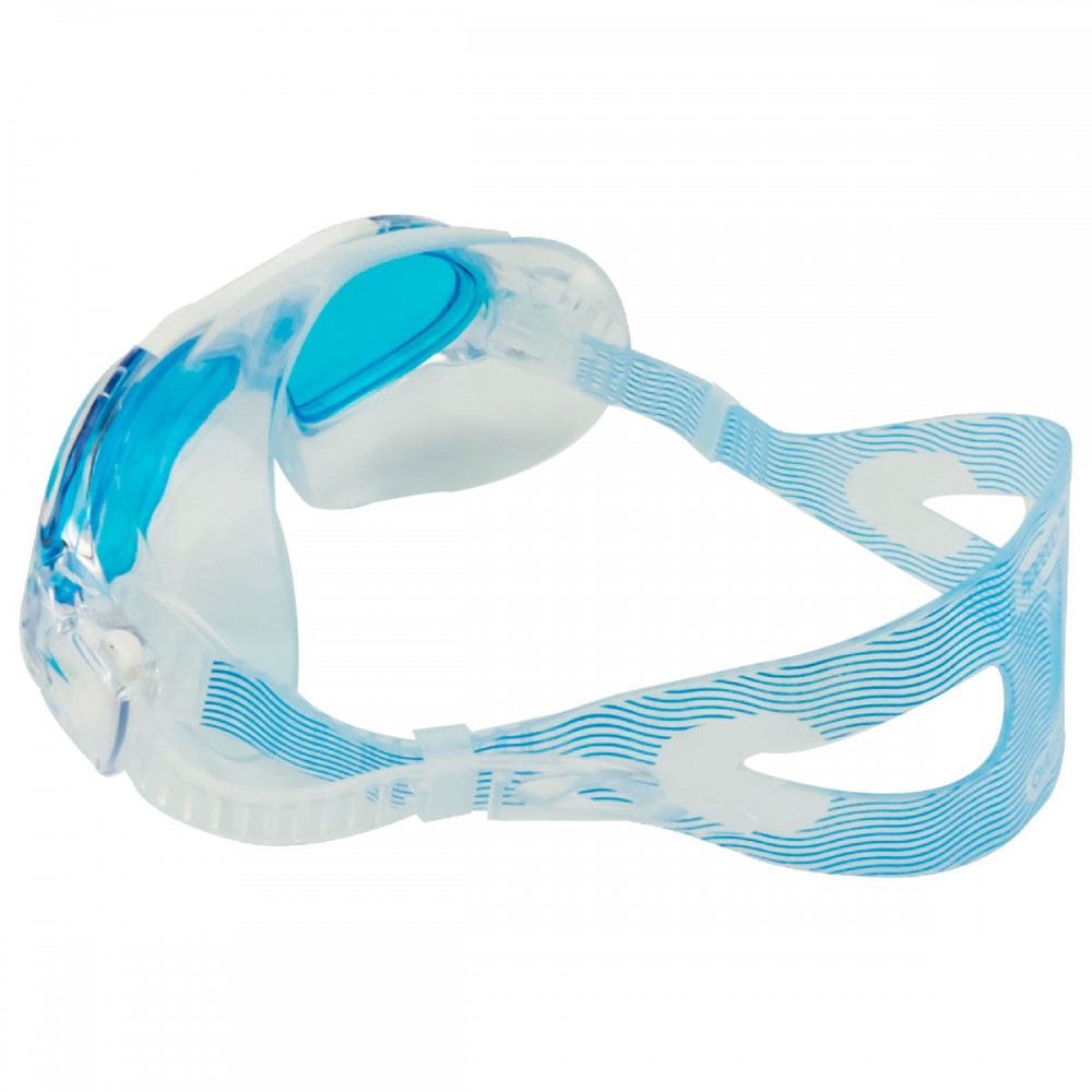 Óculos Mascara Natação Speedo Omega Branco Azul F