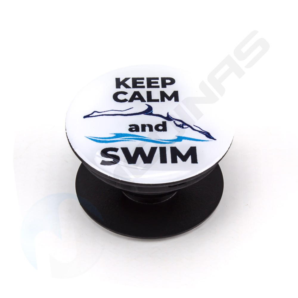 Pop Socket Celular Natação Keep Calm 1