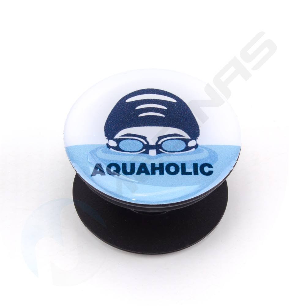 Pop Socket Celular Natação Aquaholic 1