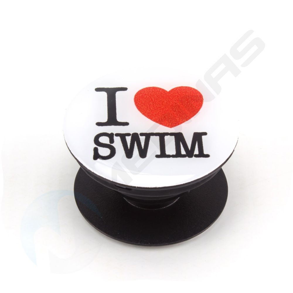 Pop Socket Celular Natação I Love Swim 1