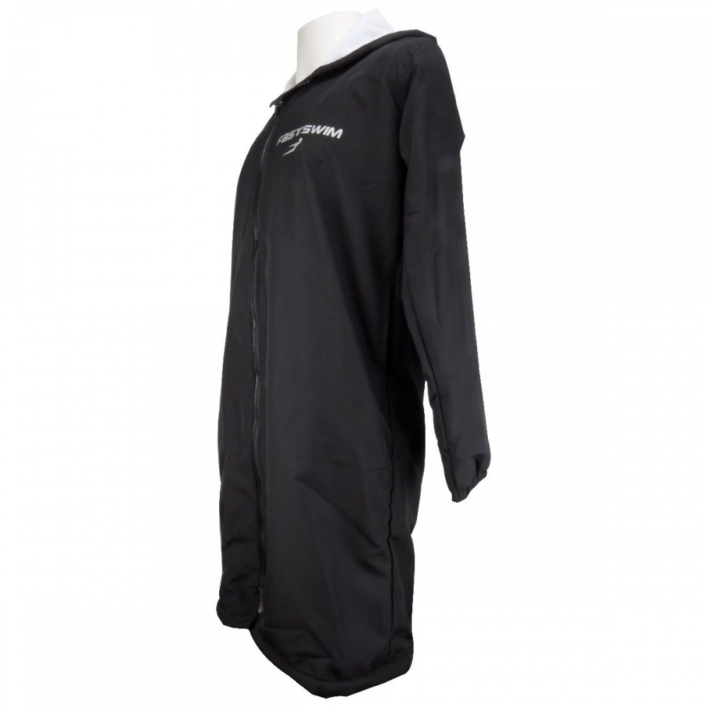 Roupão Parka Natação Fastswim Preto F