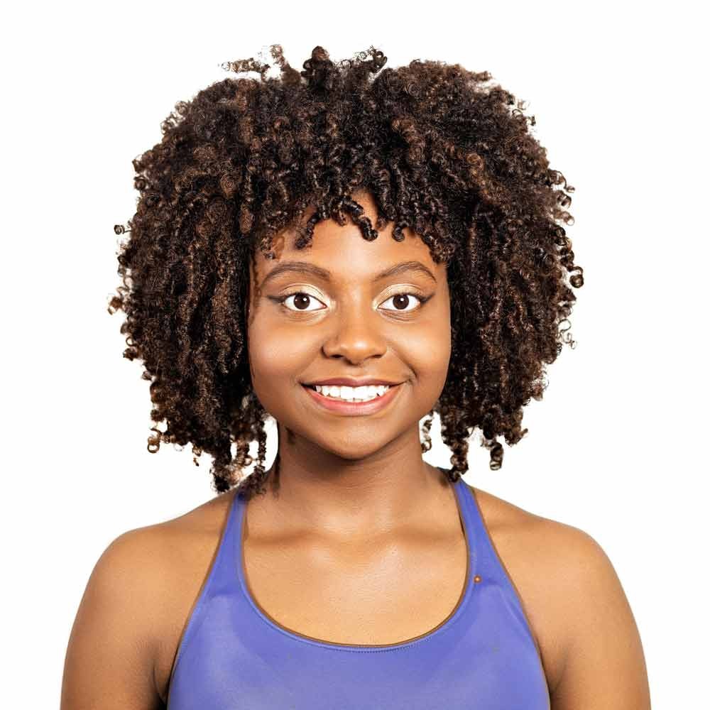 Touca de Natação Cabelo Afro Volumoso 1