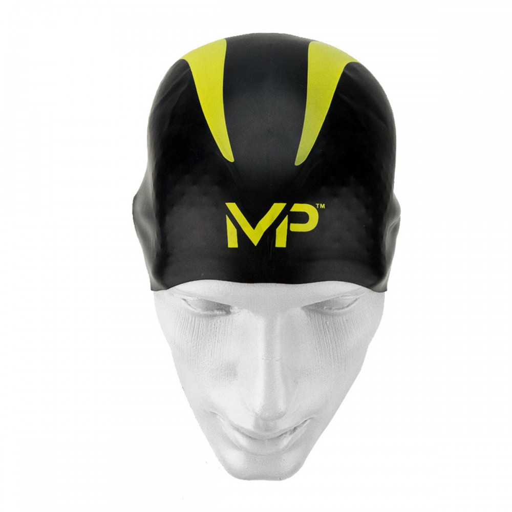 Touca Natação Capacete Michael Phelps X-O Racing Preto Am