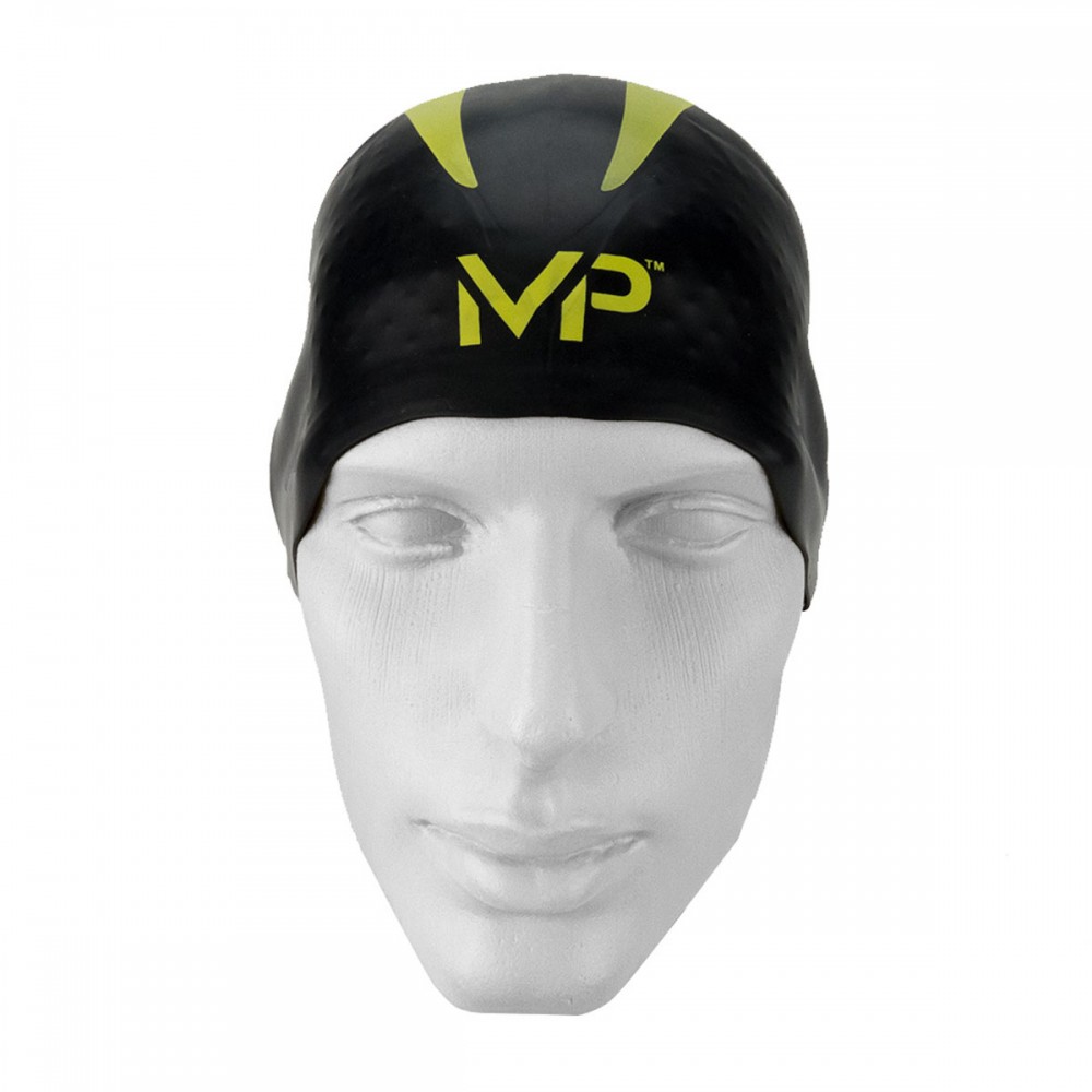 Touca Natação Capacete Michael Phelps X-O Racing Preto Am