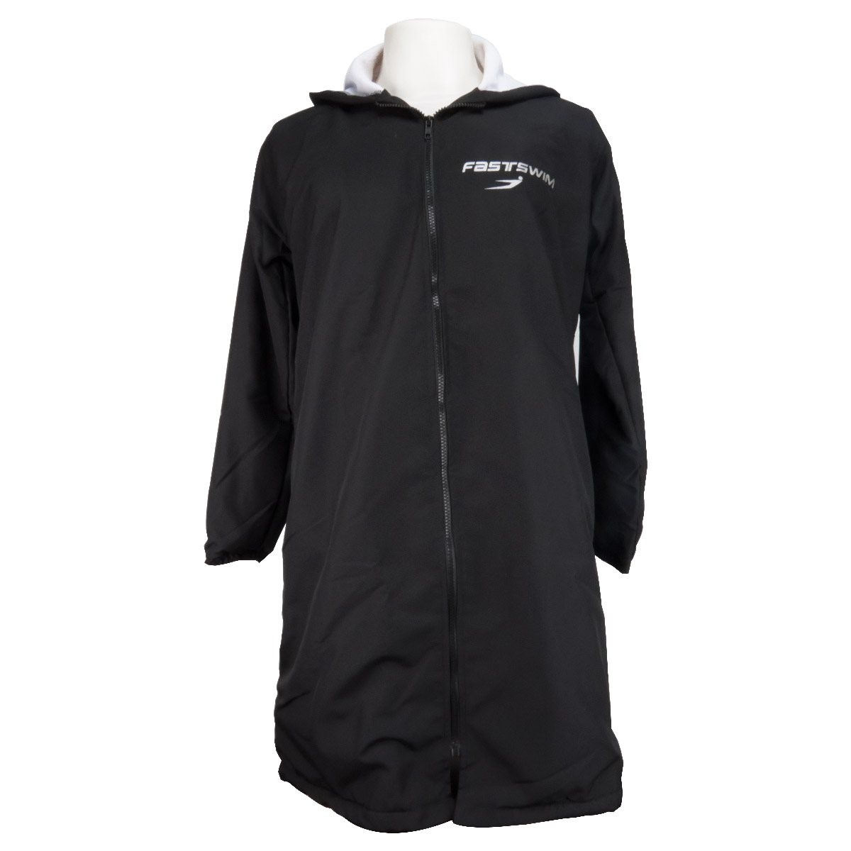 Roupão Parka Natação Fastswim Preto F