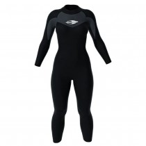 Long John Manga Longa Backzip 3-2mm Feminino Triathlon Natação Mormaii 1