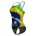 Maiô Natação Estampado QSwimWear Alça Fina L2